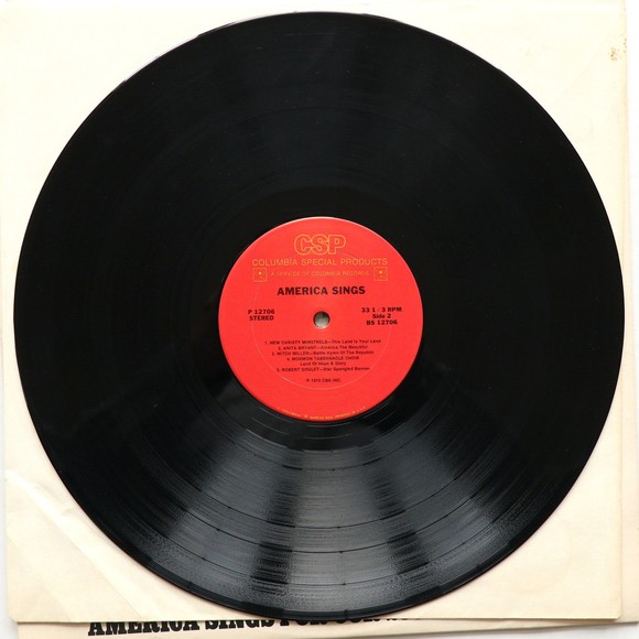 America Sings for Our 200th Birthday Vinyl LP Various Artists P 12706 Bicentenni - Picture 10 of 12